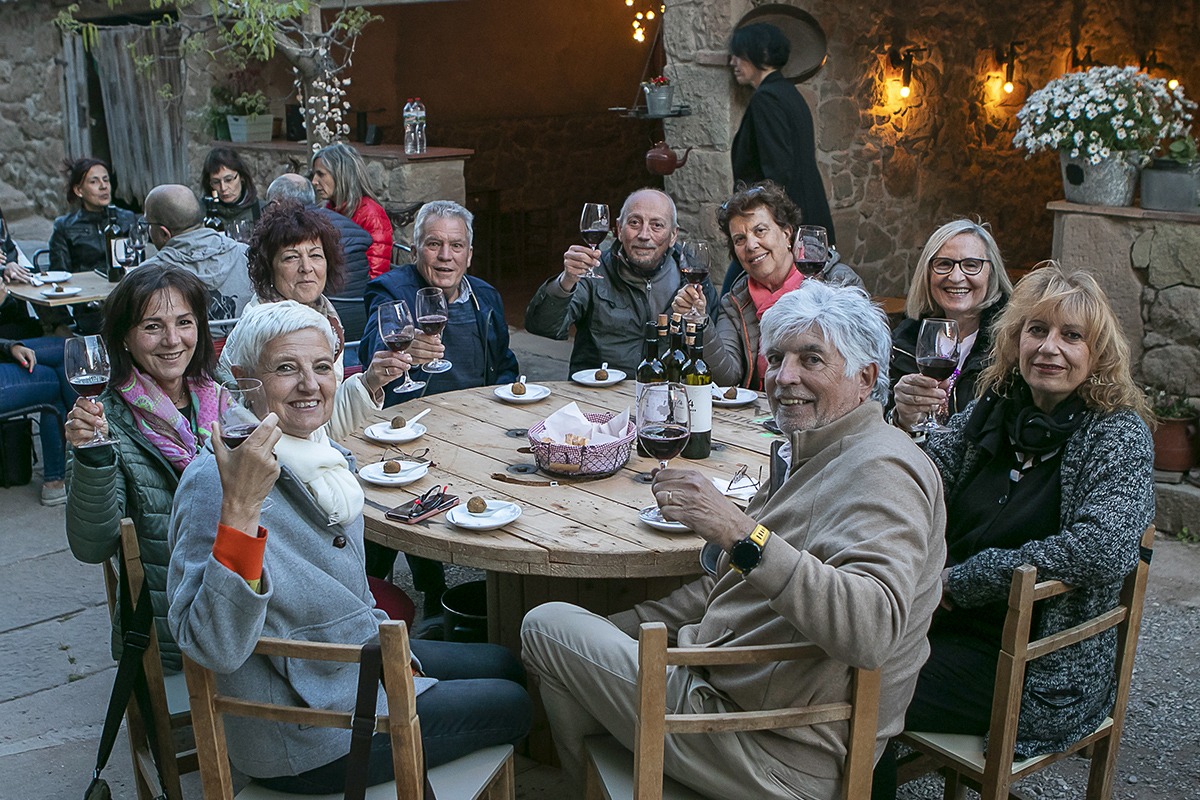 Maridatge de croquetes i vins al Celler Fargas Fargas, a Salelles, DO Pla de Bages