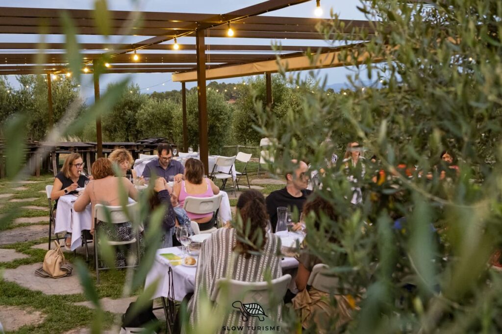 Sopar maridatge entre vinyes al celler Collbaix amb lluna plena